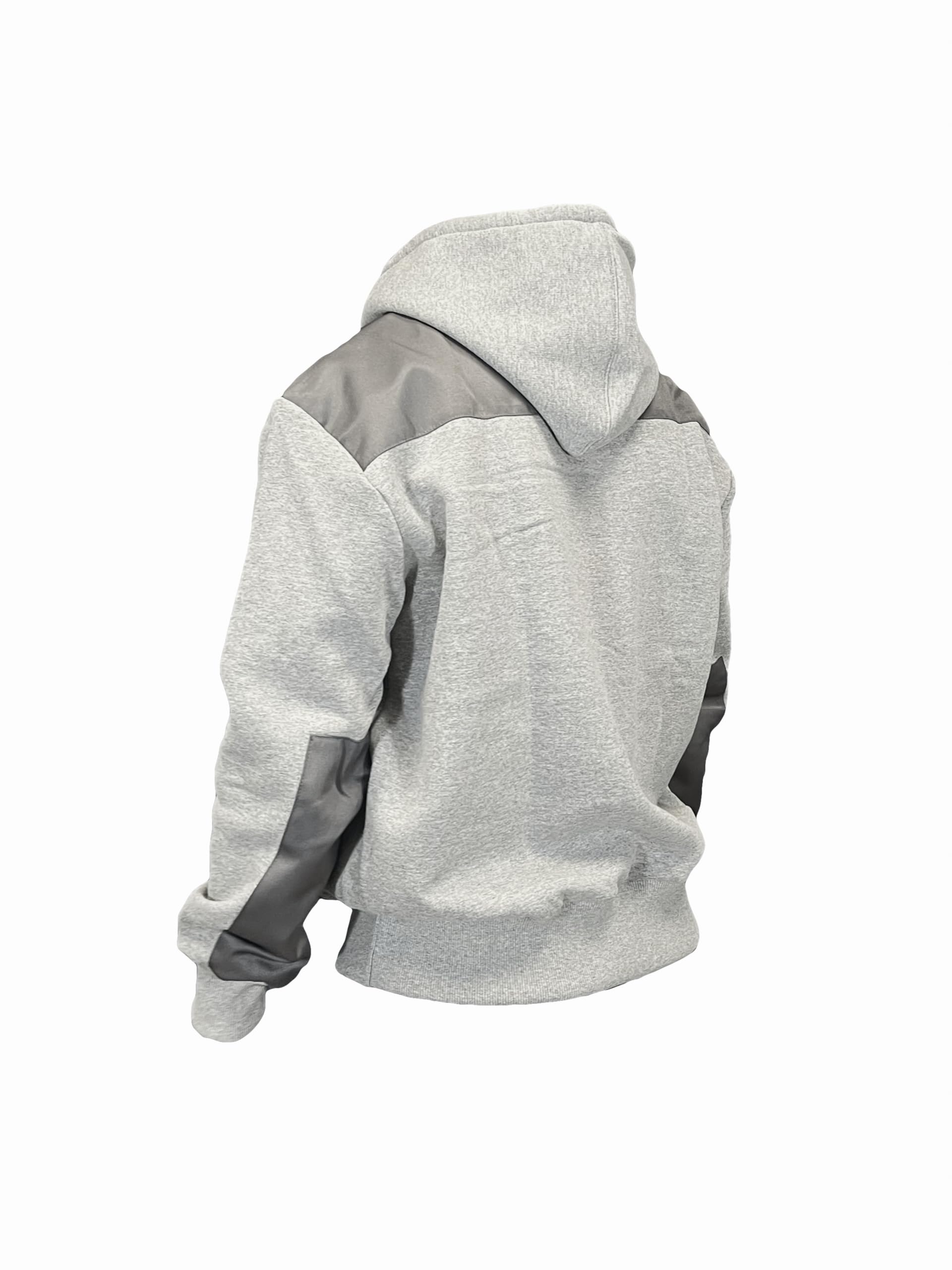 Sweat à Capuche Gris Workwear - Pull de Travail Homme - Pull à Capuche Gris avec Poche Scratch
