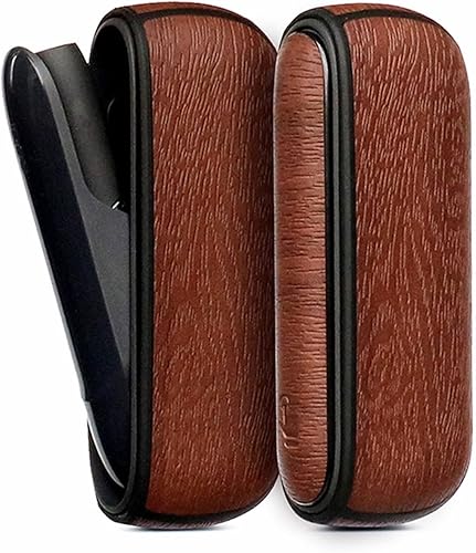 Miniatura 2 de EPMANN Funda de cuero de 4 colores caja de árbol de cuero accesorios para Iqos 3 DVD color caoba