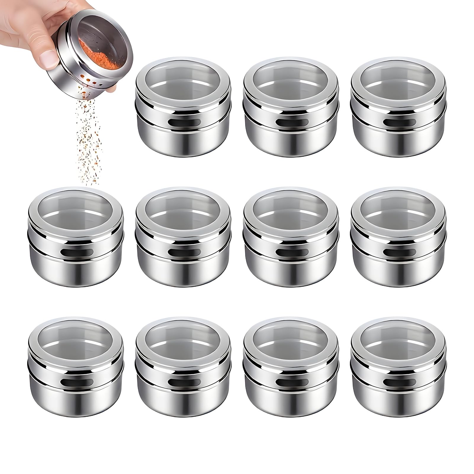 Bouteilles à épices en inox pour une organisation culinaire pratique au quotidien