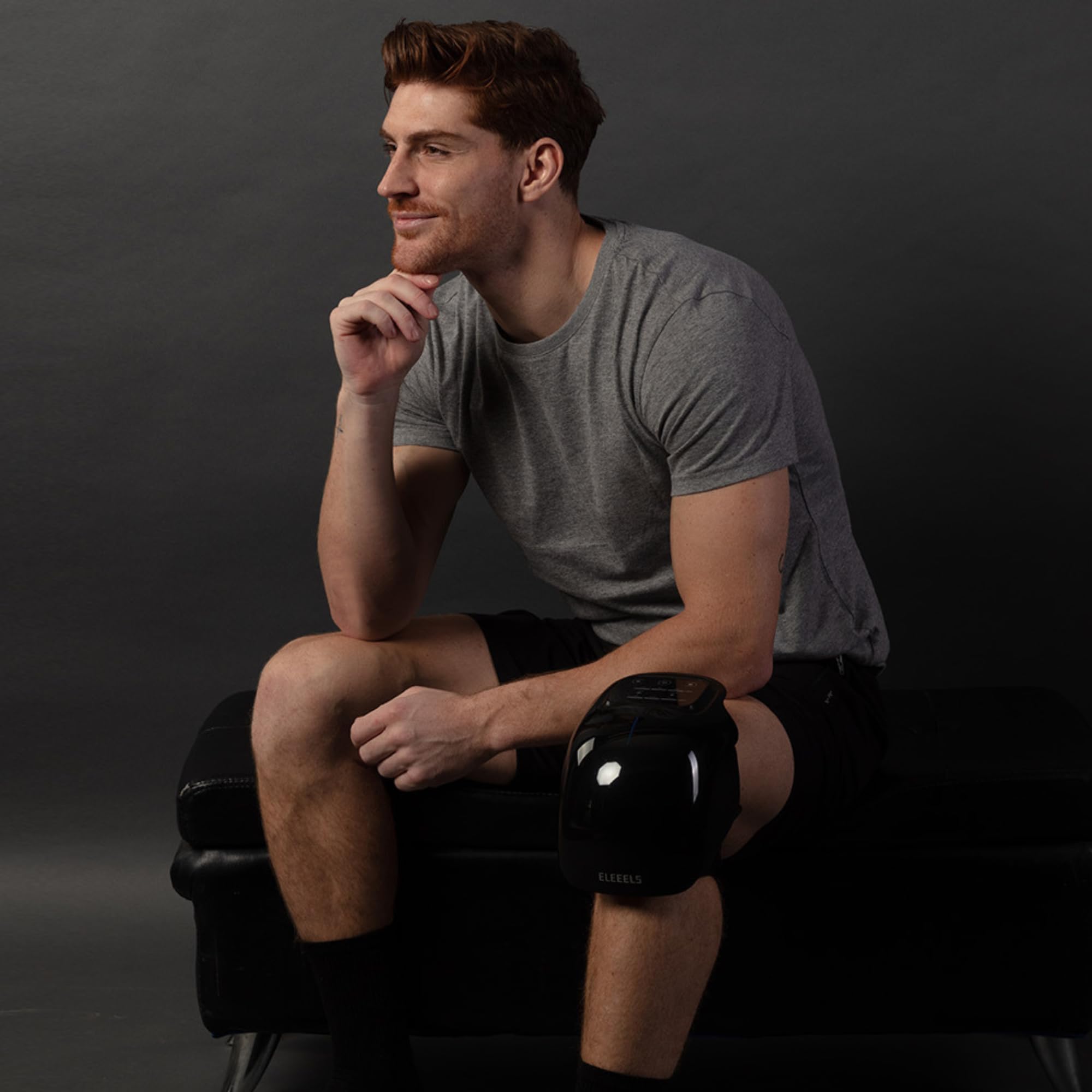 R3-BK Cordless Knee Massager, Black