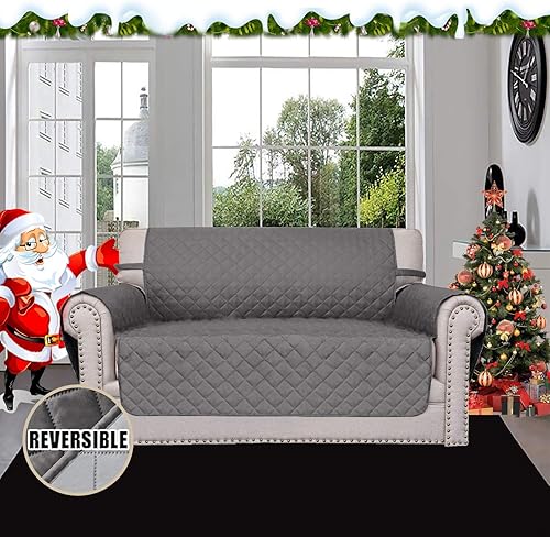 Miniatura 633 de Easy-Going - Funda reversible para sofá, resistente al agua, con varillas de espuma y correas elásticas, protector de muebles para mascotas y perros