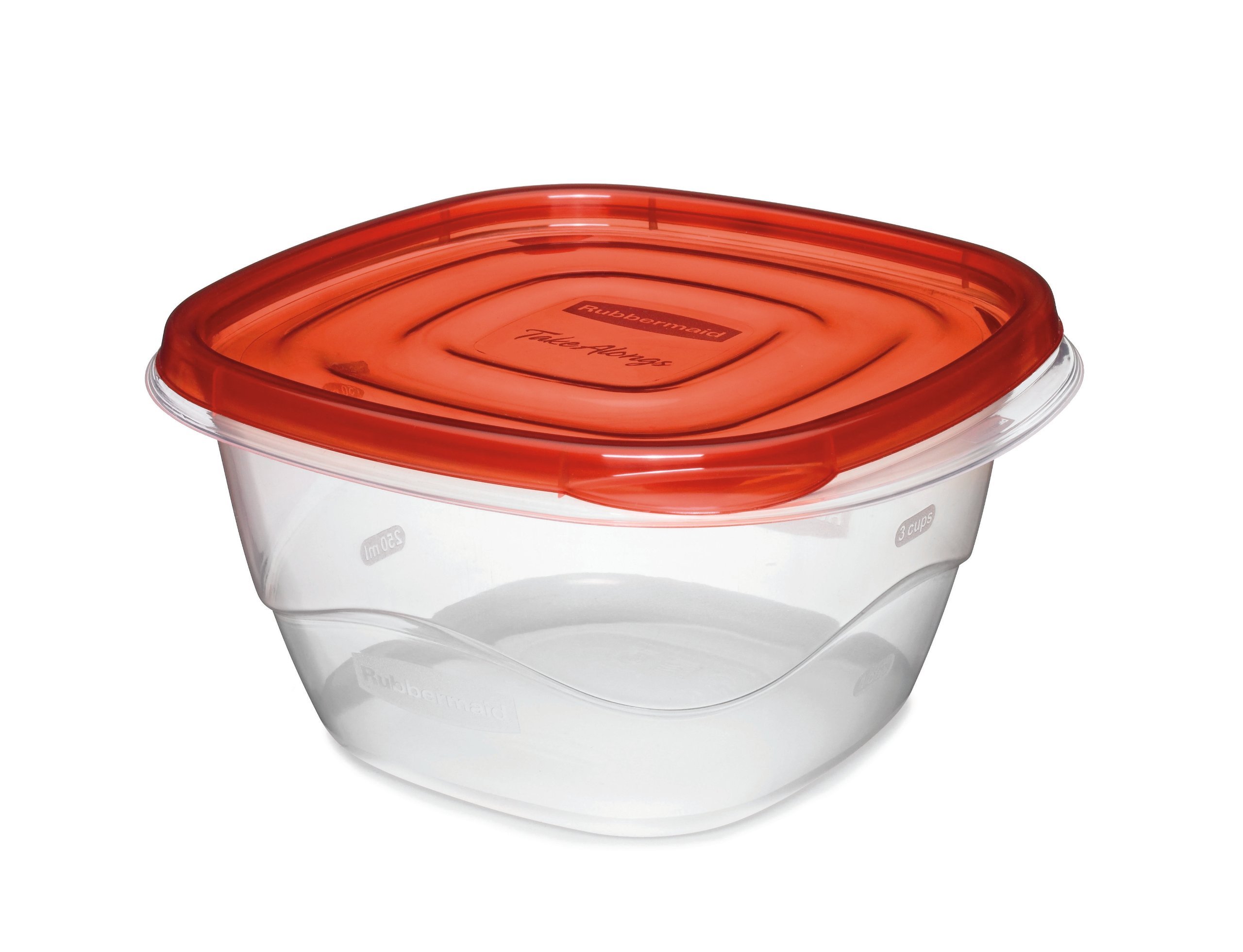 Rubbermaid TakeAlongs Deep Square Food Storage Containers, 5.3 Cup, 2 Count - Image 2