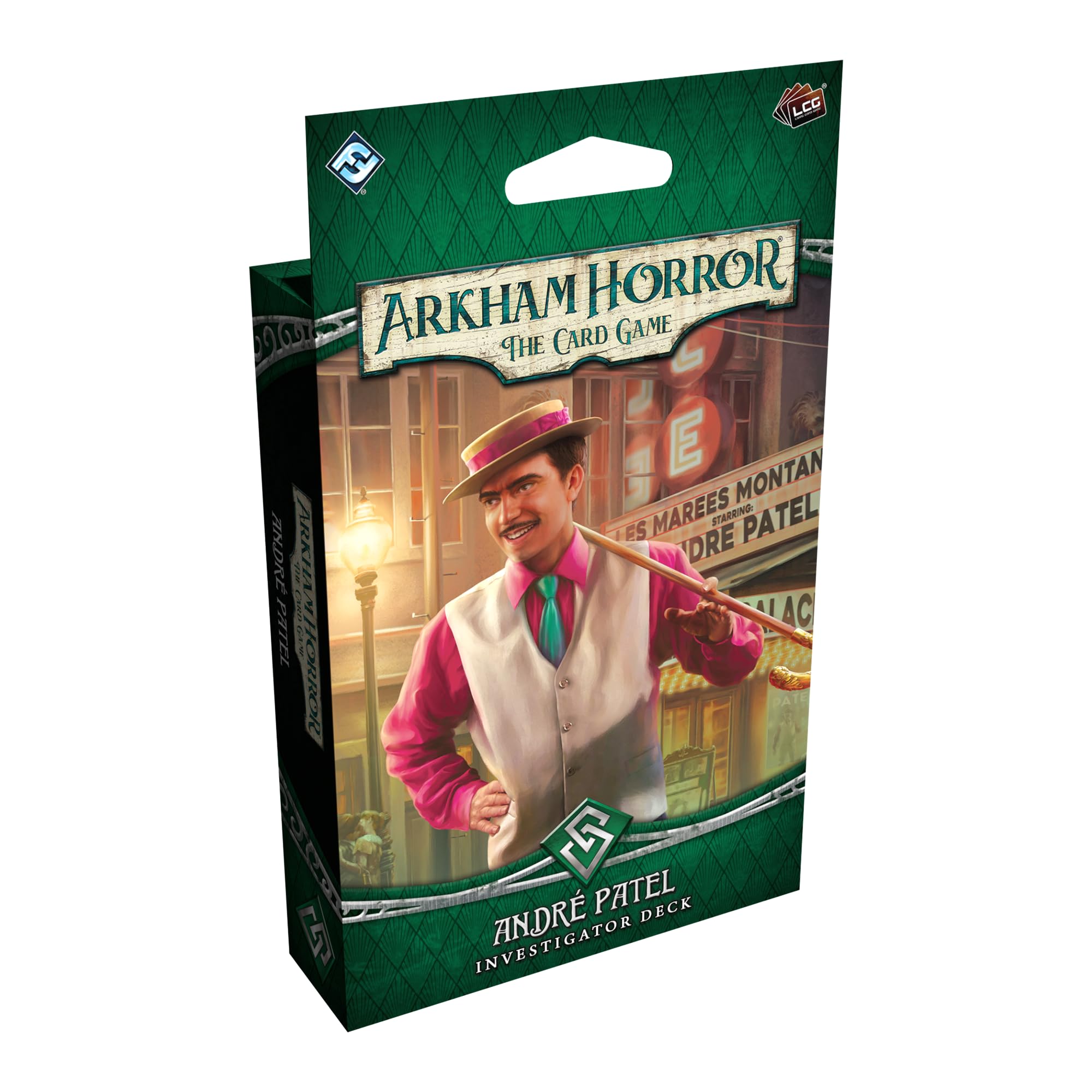 Asmodee | Arkham Horror LCG: Andre Patel Investigator Deck | Ages 14+