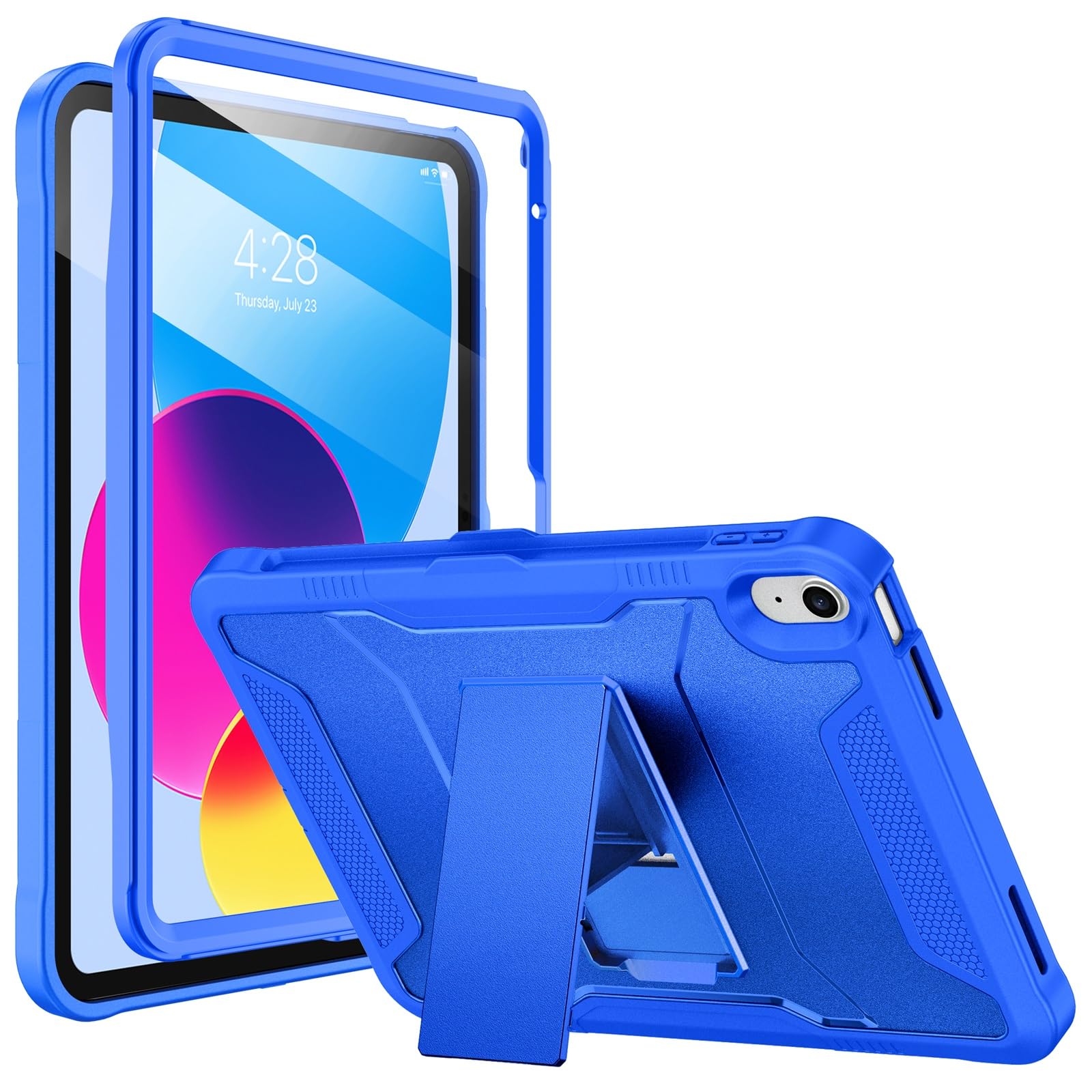 Soke Case for iPad (A16) 11th Generation 11-inch 2025, iPad 10th Generation 10.9-inch 2022, with Built-in Screen Protector and Kickstand, Rugged Full Body Protective Cover - Black — Amazon image 25