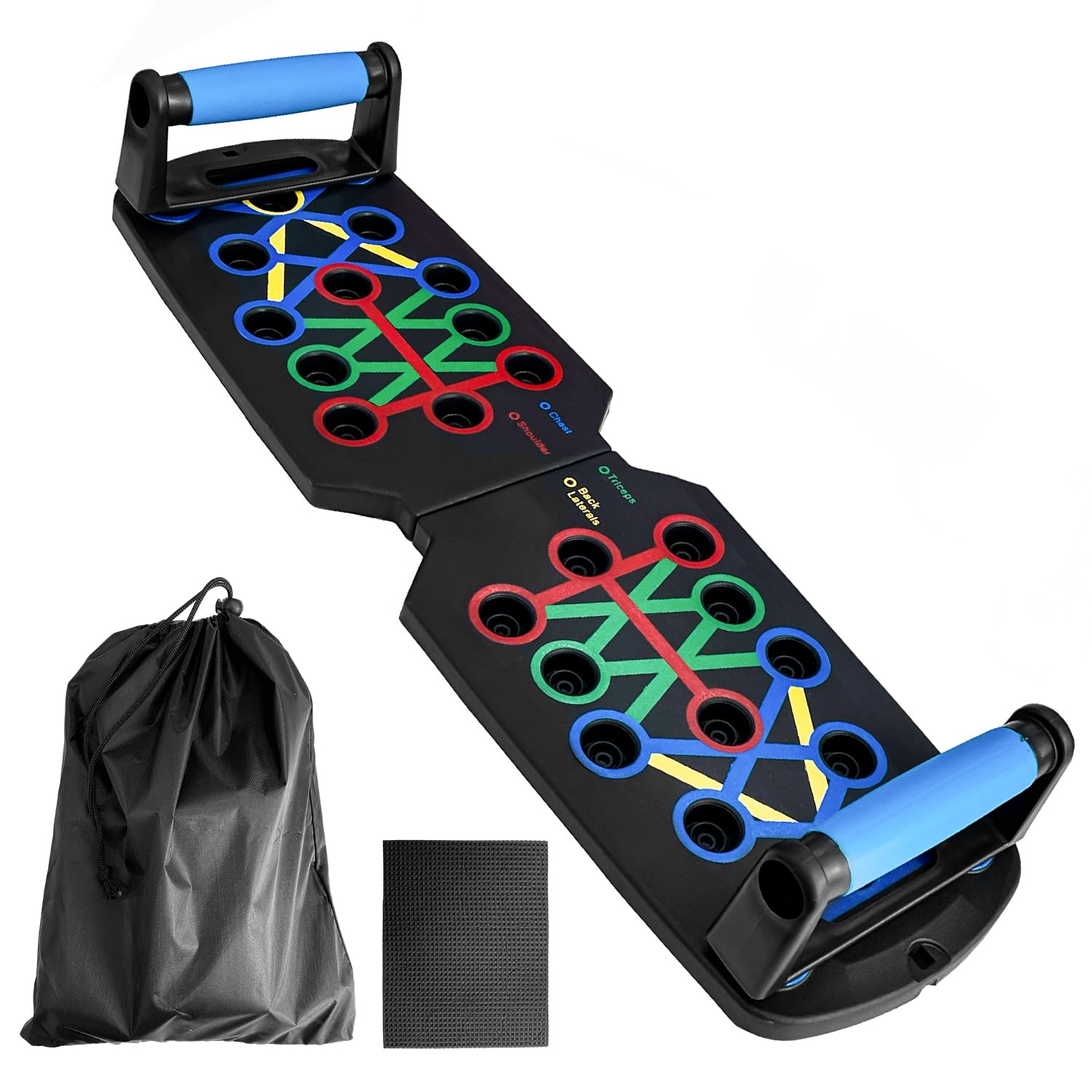 Sutekus Push Up Board for Men & Women Multi-function Detachable Push Up Bar for Strength Training Portable Home Gym Workout Equipment