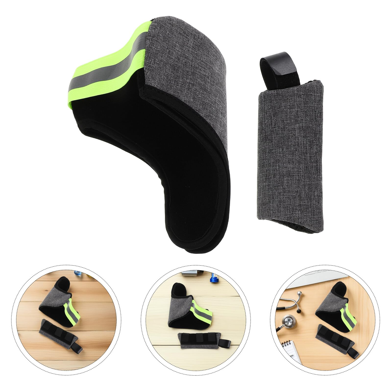 Almohadillas de Repuesto para Muletas de Antebrazo, Juego 2 Piezas | Tela Oxford Lavable, Acolchado Engrosado Antideslizante, Ajuste Ceñido para Brazo y Axila