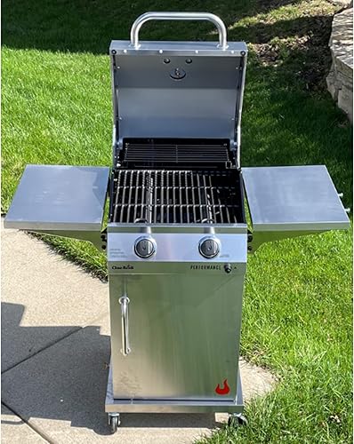 Miniatura 8 de Piezas de repuesto para Charbroil Performance 2 quemadores 463630021 463660421 463655621 463630422 463654022 463655021, quemador y placa de calor