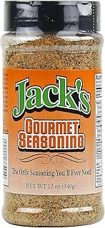 Jack's Seasoning 12oz Gourmet Seasoning Special Blend Spices for Steak Seafood Pork Hamburgers and more