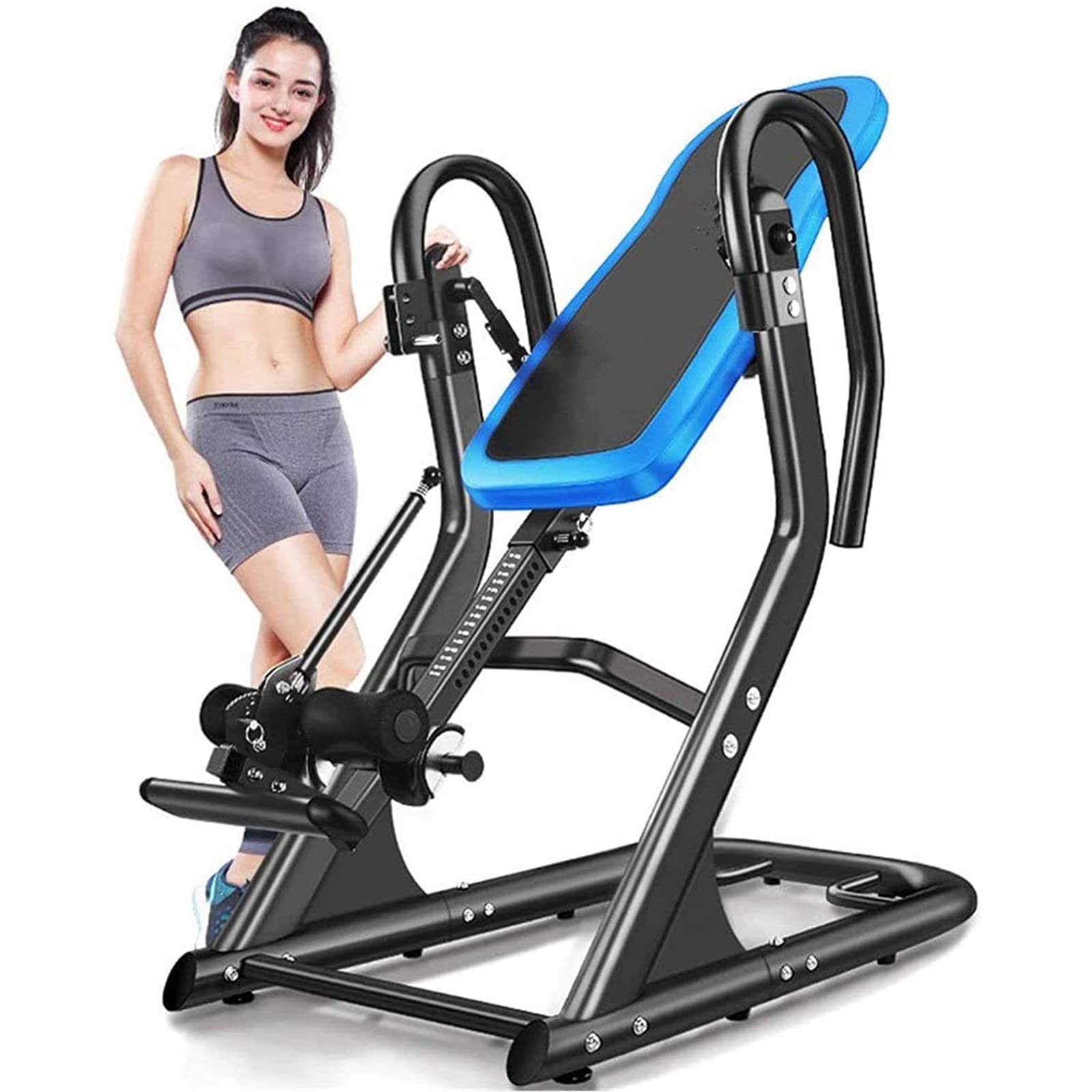 FAXIOAWA Mesa de inversión, máquina de inversión Plegable Camilla Trasera de Mesa Ajustable Adecuada para el hogar Fitness Masaje Yoga, Gimnasio Equipo Deportivo