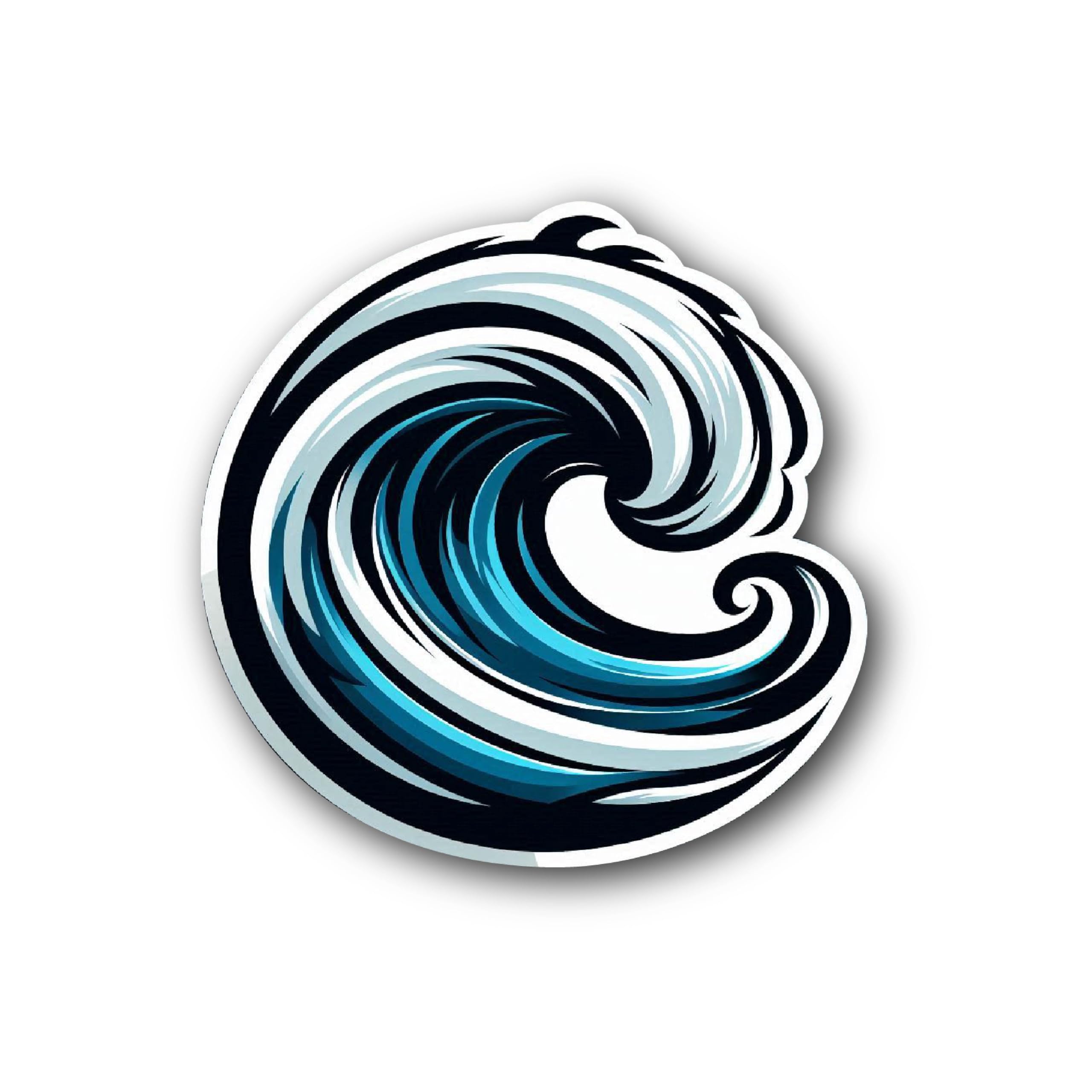 Wave Car Sticker for Car Versatile Car Stickers and Decals Durable Car Sticker Set Durable Automotive Exterior Accessories