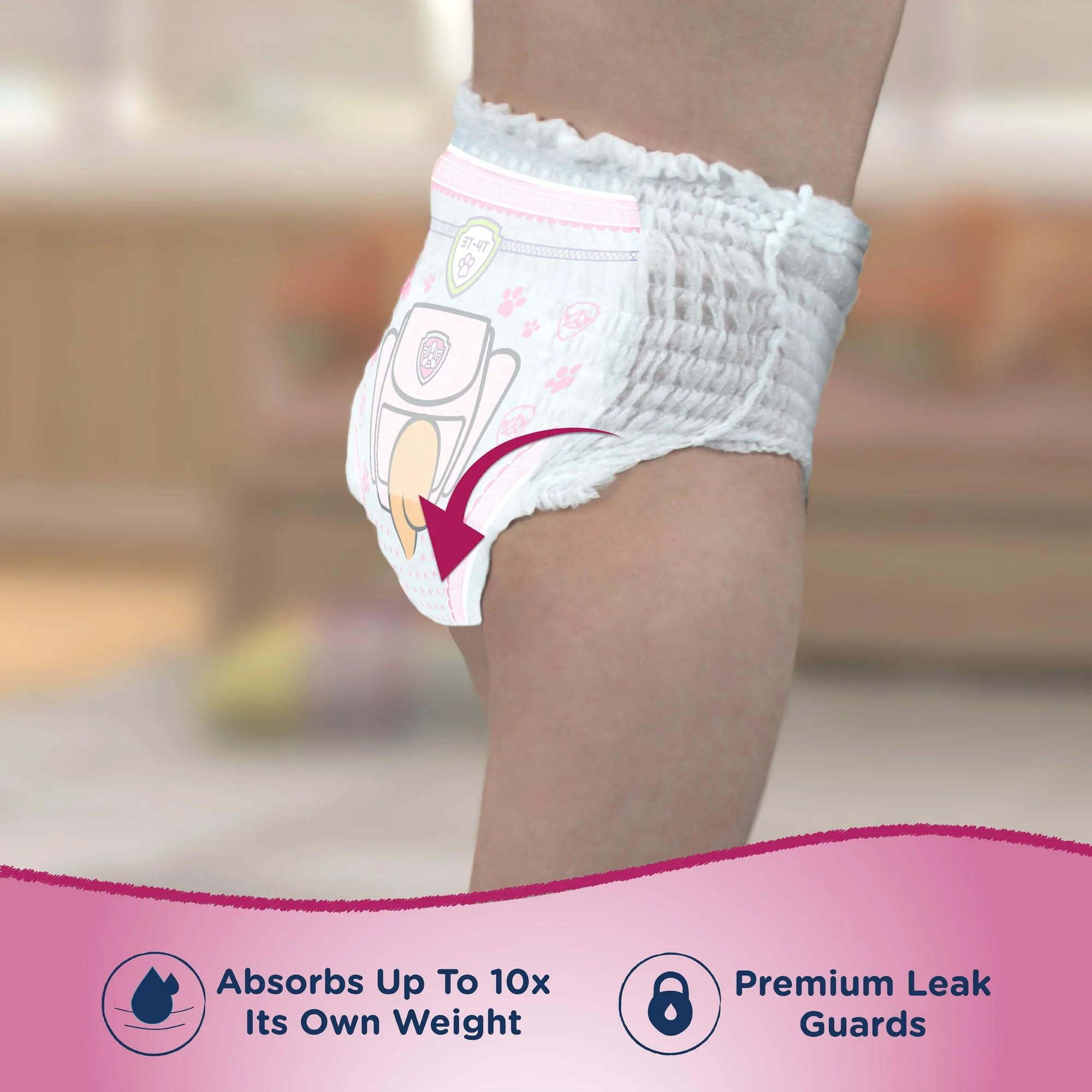 Parents Choice Potty Training Pants for Girls, 2T/3T, 24 Count — view 3