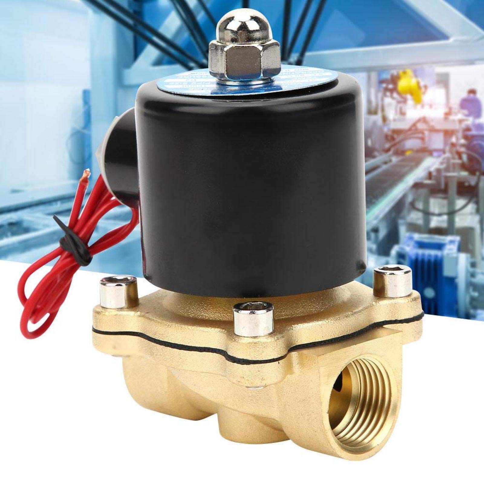 Magnetventil 1 Zoll BSPP Normal Geschlossen - Für Wasser, Öl, Luft AC220V