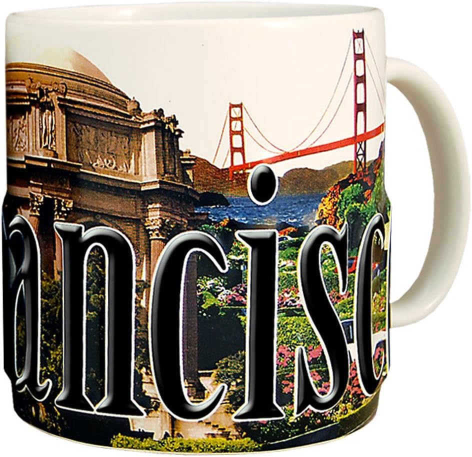 Americaware San Francisco 18oz. Color Relief Coffee Mug - Image 3