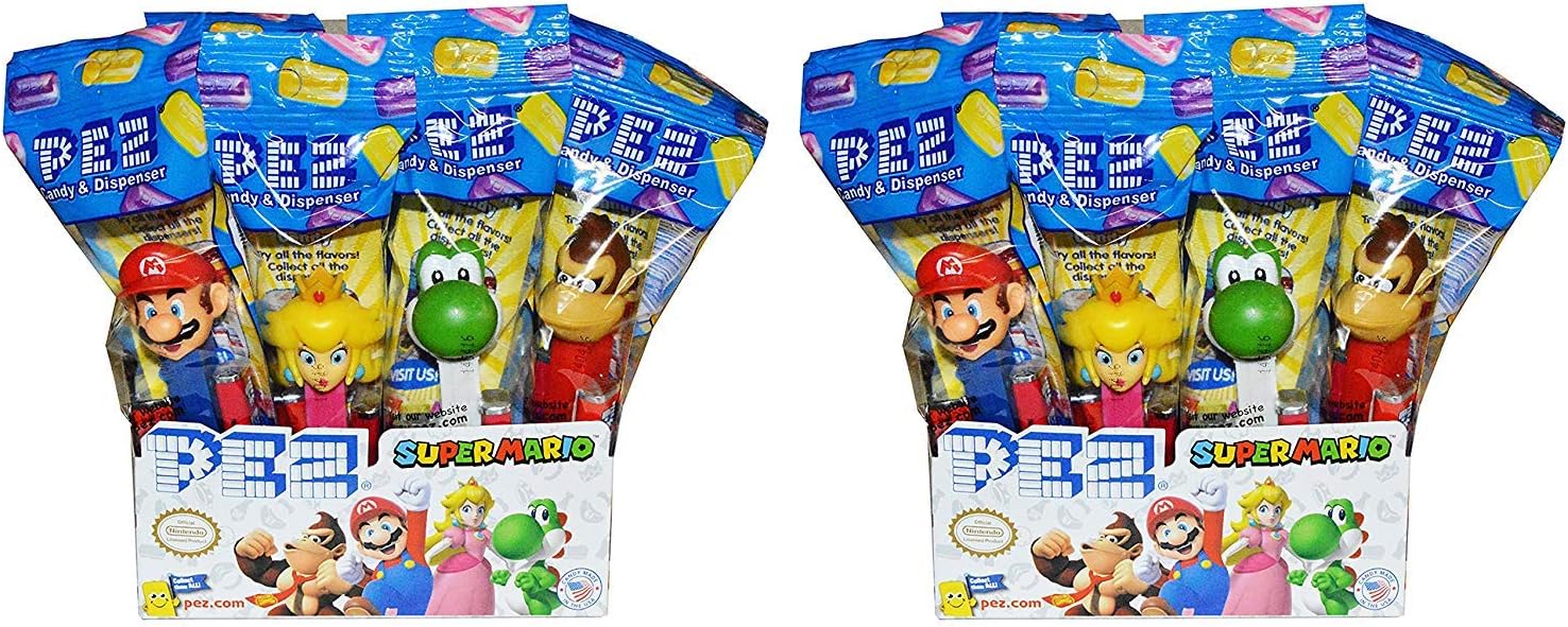 Pez Nintendo Super Mario Dispensers (24 Pack)