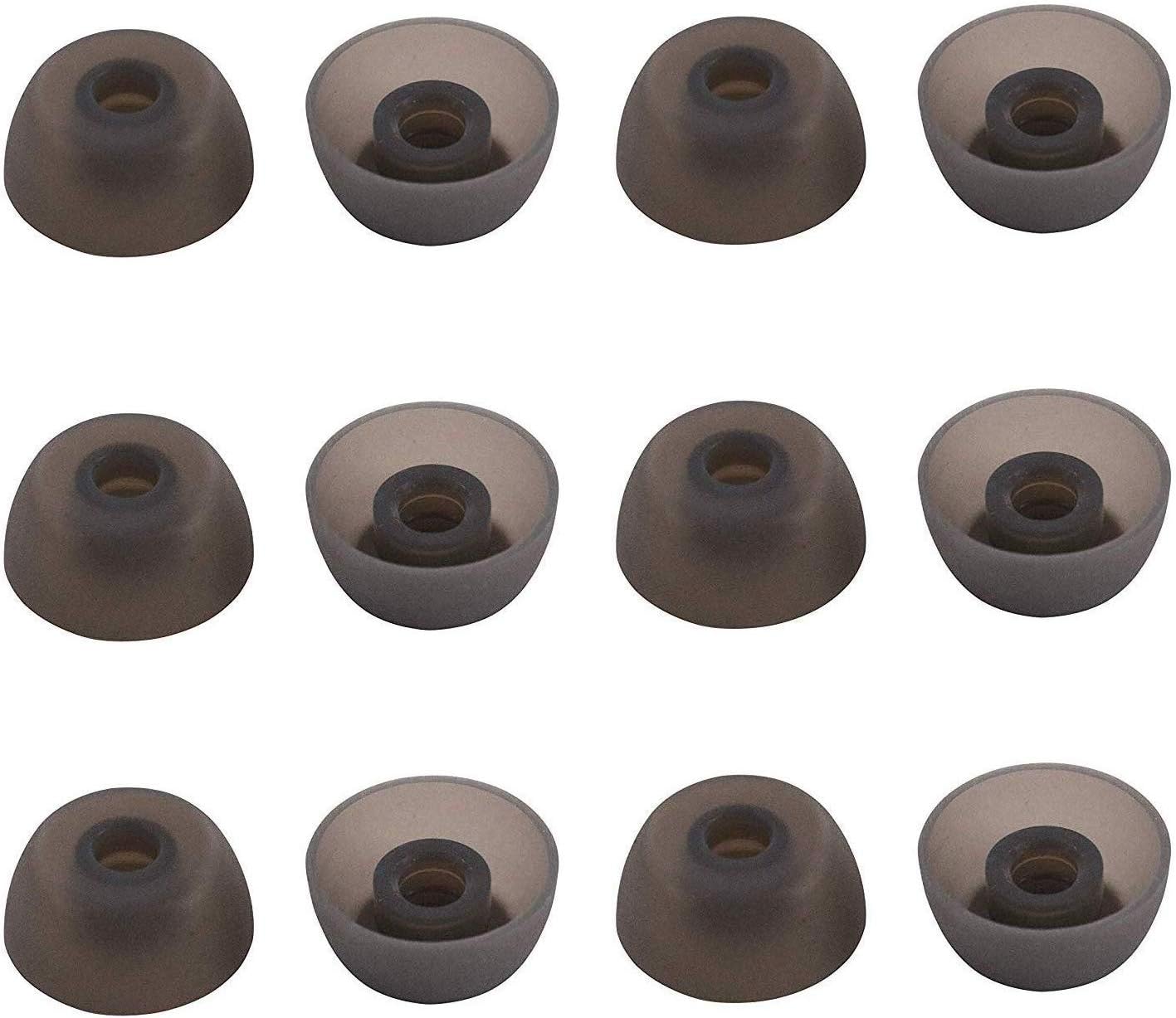 ALXCD Eartips Compatible with Jabra Elite 75t Earbuds, 6 Pairs Replacement Silicone Tips, Compatible with Jabra Elite 75t/ 65t/ Active/ 7 Pro/Elite 3/ Elite 4, L