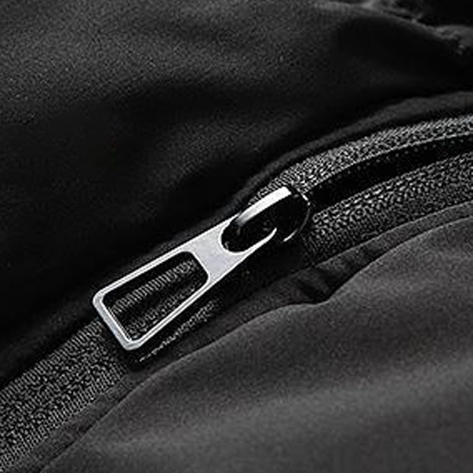 SRZYMJ Weste Herren Herren Steppweste Bequem Herren Weste mit Kapuze Outdoor Jacke Outdoorwesten Taschen Ärmellose Jacke Casual Übergangsweste Dicke Daunenweste Laufweste Puffer Weste