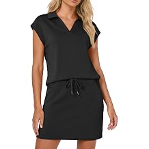 Casly Lamiit Womens Two Piece Skirt Sets Casual Cap Sleeve Lapel V Neck Tops Summer Travel Outfits Short Tennis Skort Set
