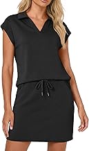 Casly Lamiit Womens Two Piece Skirt Sets Tennis Outfits Casual Cap Sleeve Lapel Shirt Summer Athletic Sport Short Skort Set