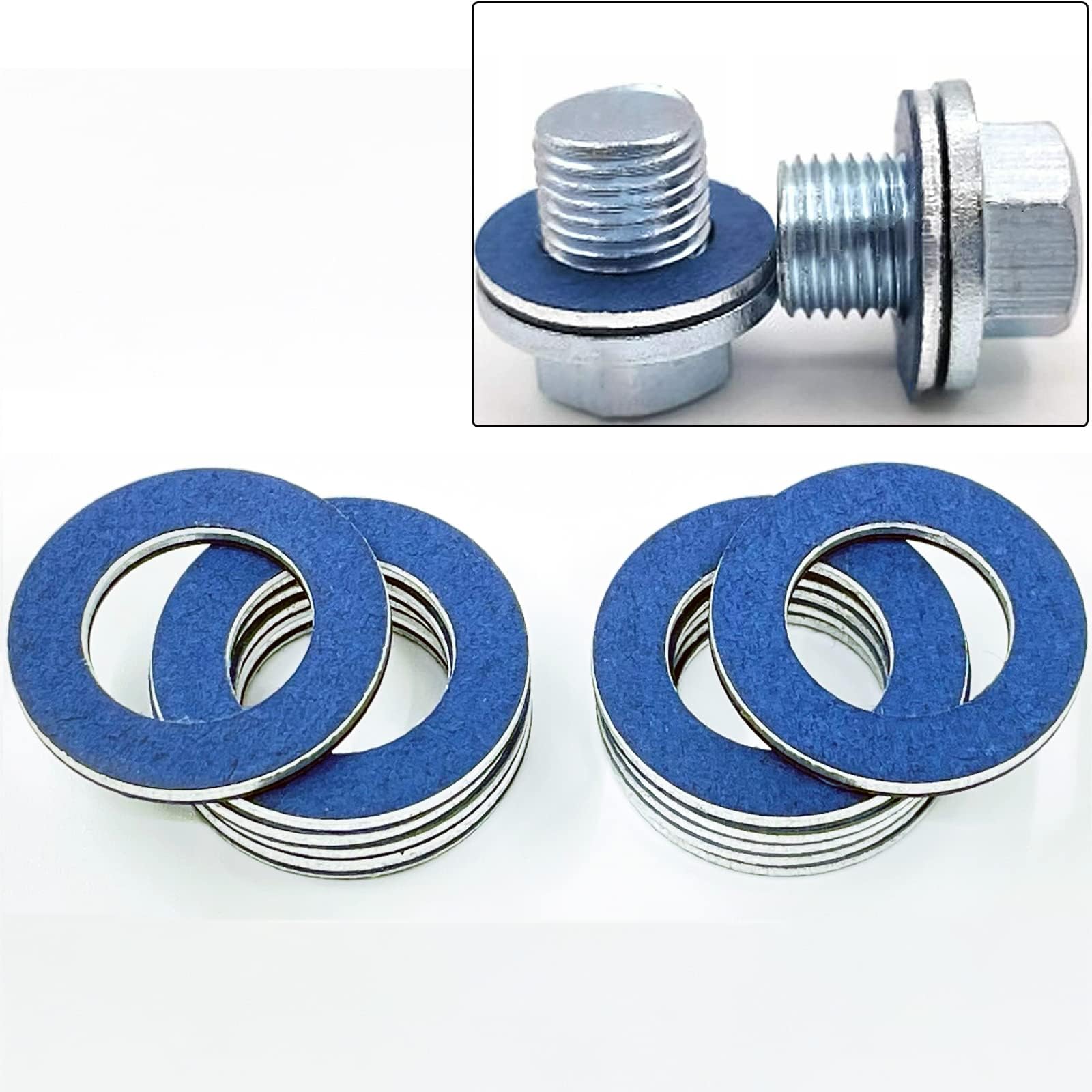 Genuine Toyota Oil Drain Plug Gaskets (QTY10) Automotive