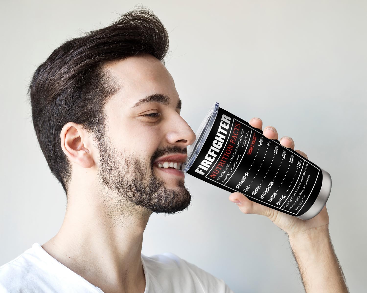 Firefighter Gifts For Men, Fireman, EMTs, First Responders, or Firefighter Retirements, Fire fighter Graduation Birthday Gifts, 20oz Tumbler with Lid - Image 6