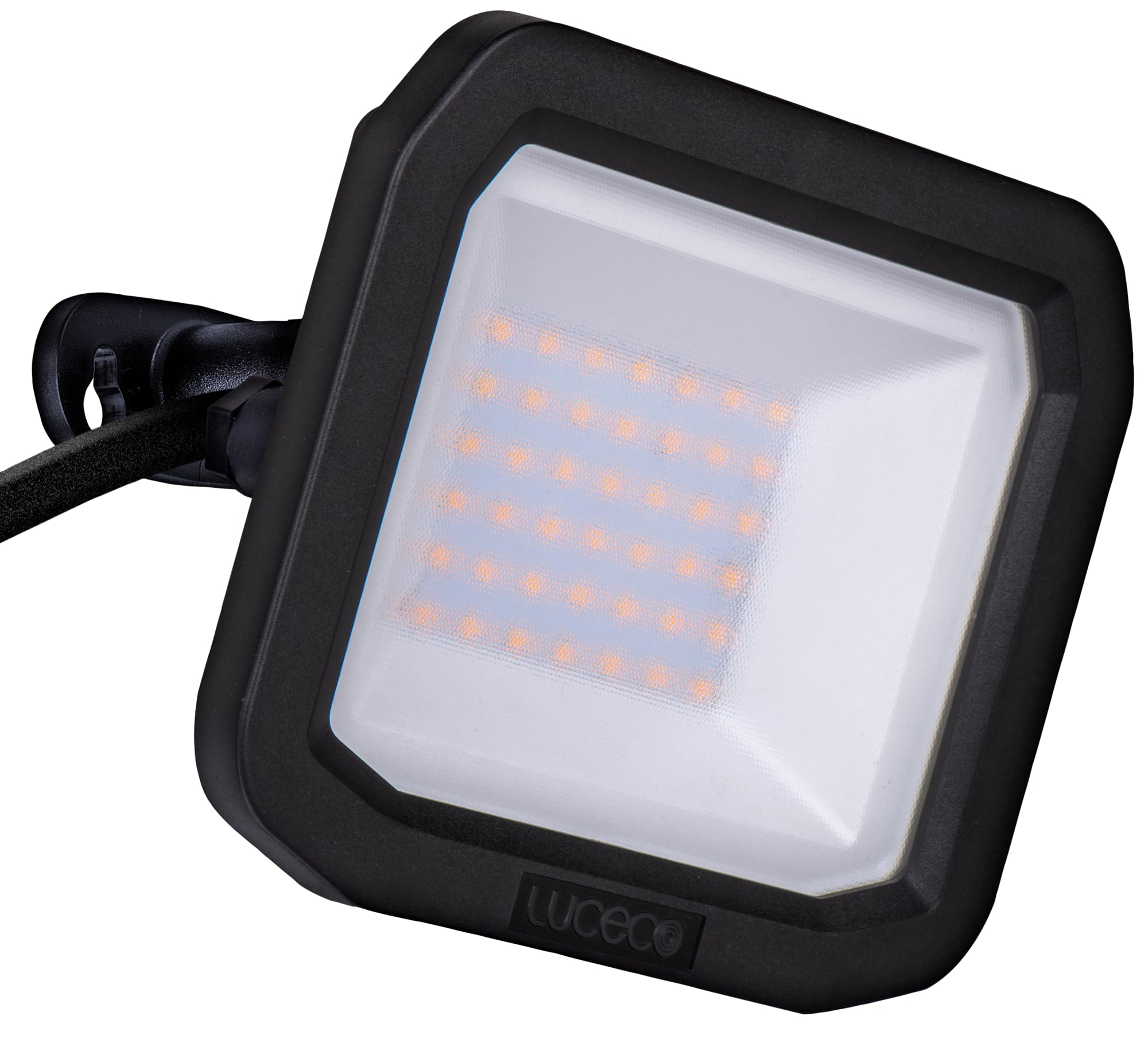 Luceco LFS30B150 Castra Black 30W 3150lm 5000K Slimline Guardian Security Floodlight
