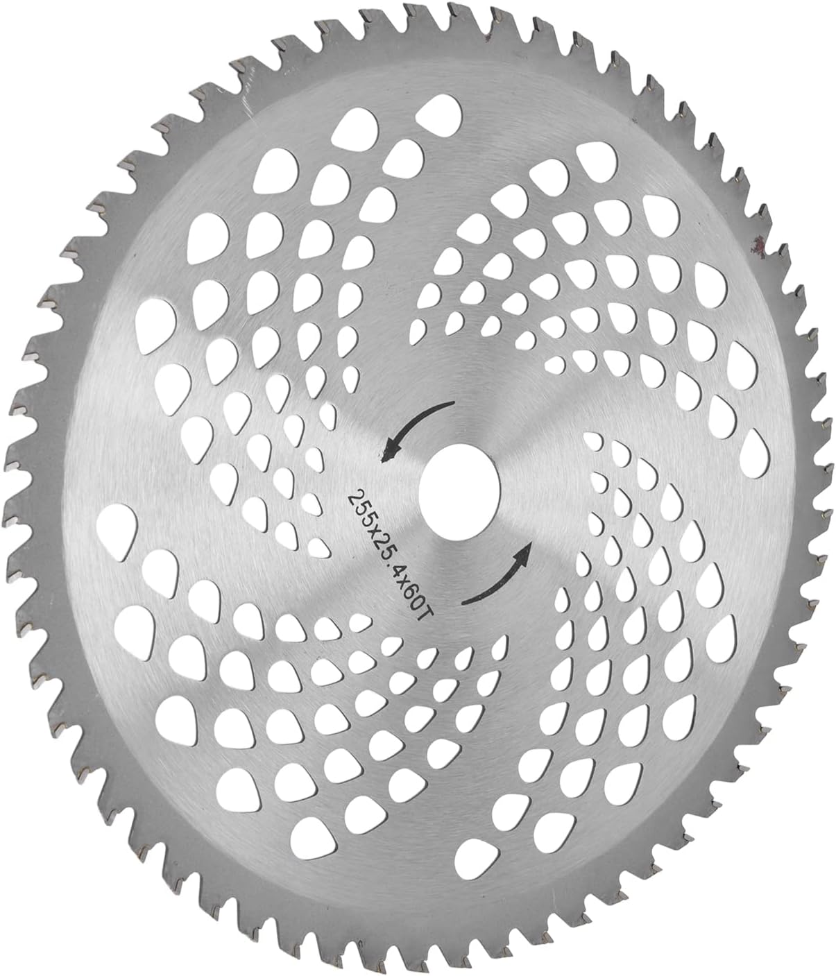 review Fybida Lawn Mower Cutting Disc, 25.4mm Aperture 1.4mm Thickness 255mm Outer Diameter High Speed Steel Brush Cutter Saw Blade for Grass