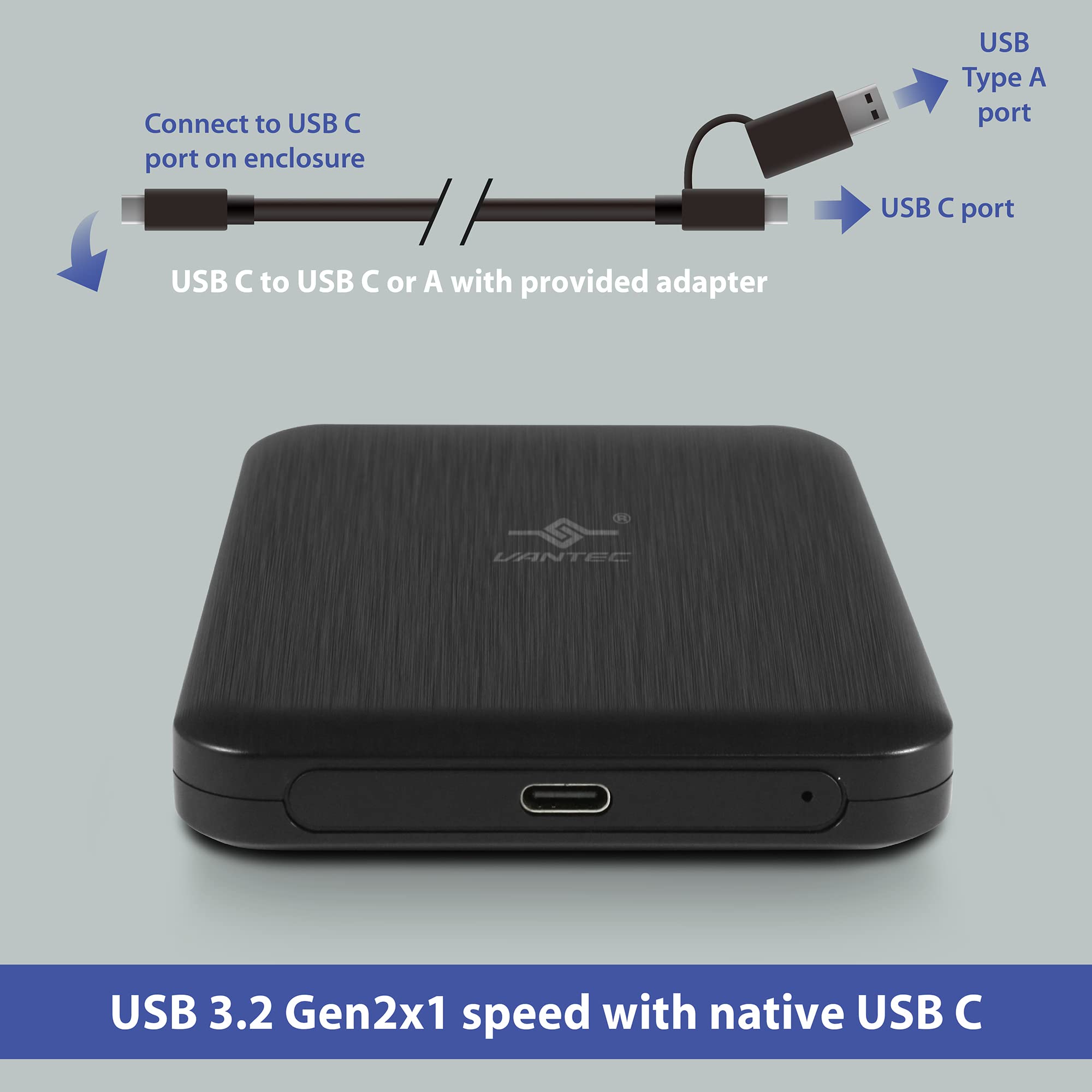 Amazon.com: Vantec NexStar JX Series, USB 3.2 Gen2x1 (10Gbps), USB