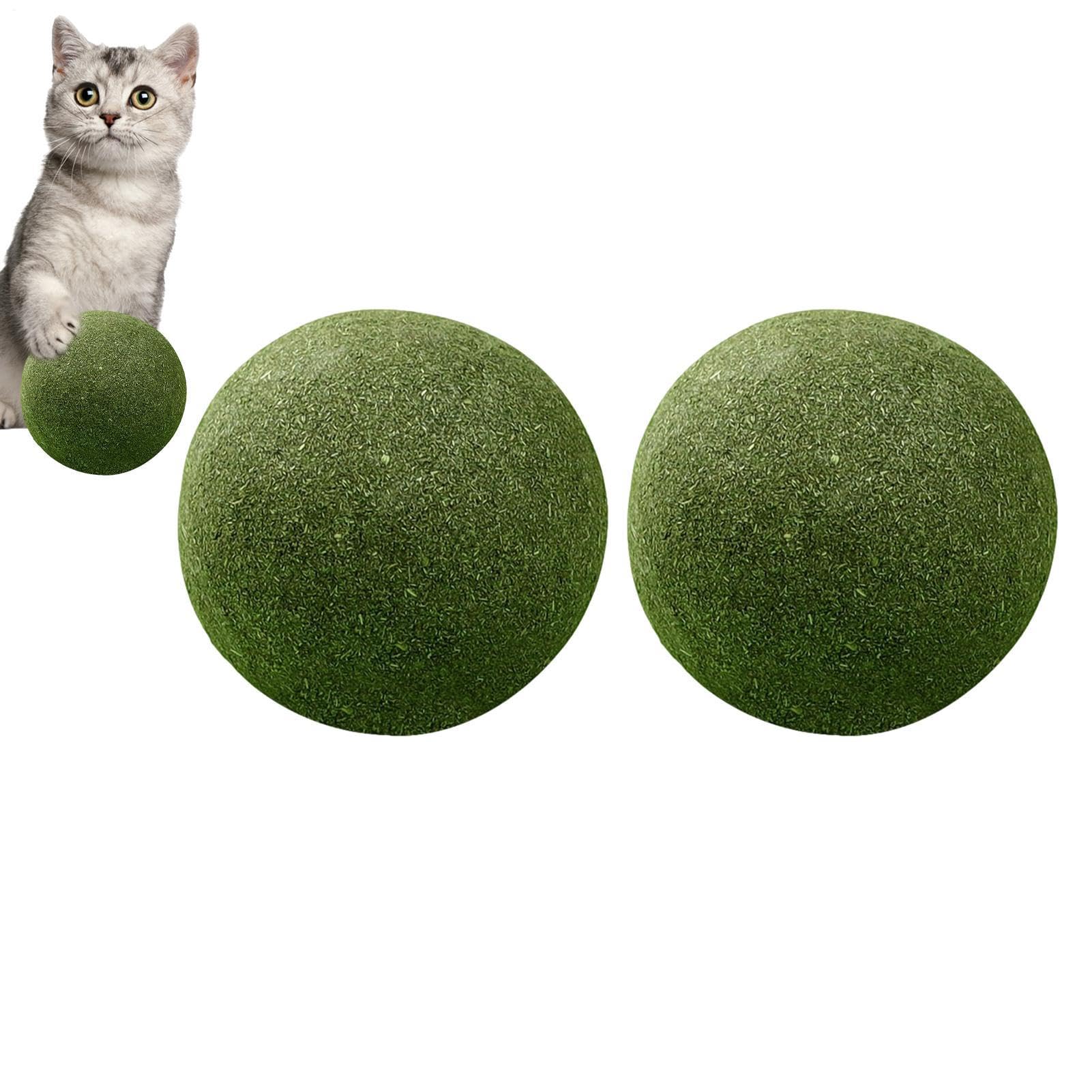 2pcs Large Catnip Balls, 10cm Giant Catnip Ball Toy
