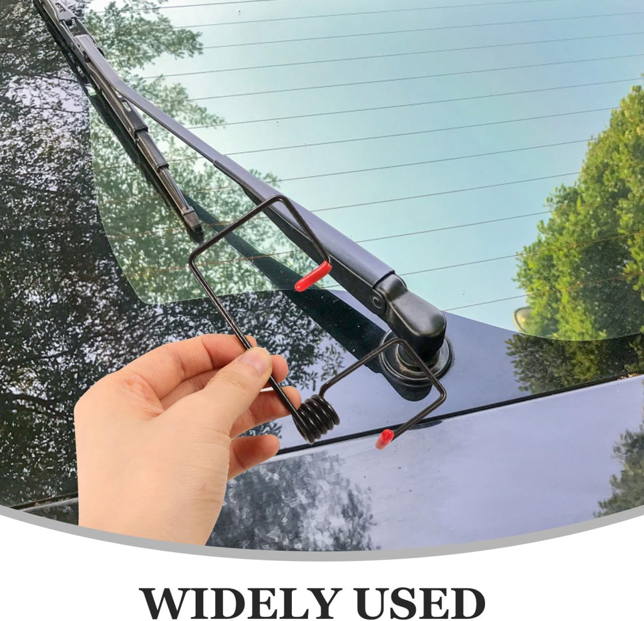 PRETYZOOM Windshield Wiper Arm Pressure Spring Replacement 1 Pair Car Wiper Spring for Driver Side Arm Tension Replacement Smooth Movement 4.33 X 2.36 X 1.18 in image 2
