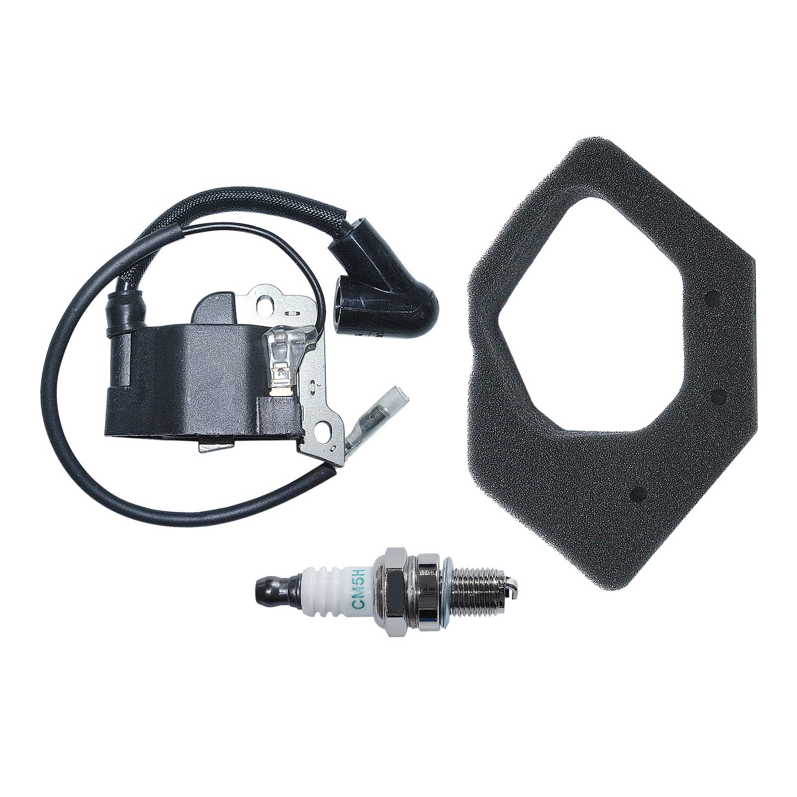 Mtanlo For Honda GX25 HHT25S WX10K engine part, Ignition Coil Kit, 30500-ZOH-013, 30500-Z0H-023, 17211-ZOH-000