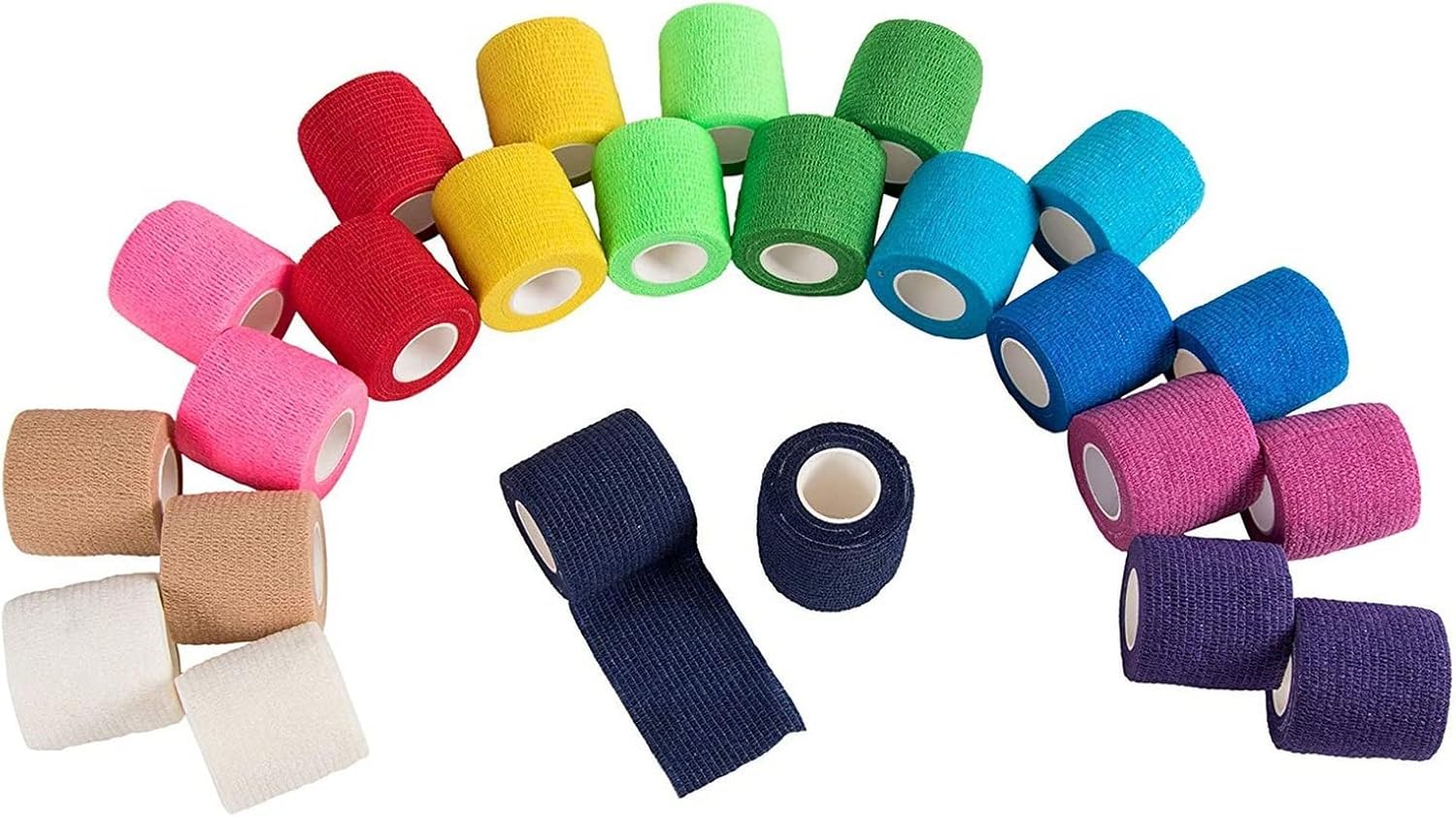 Juvale Bandage Wraps 24Pack Self Adherent Wraps Self Adhesive Gauze