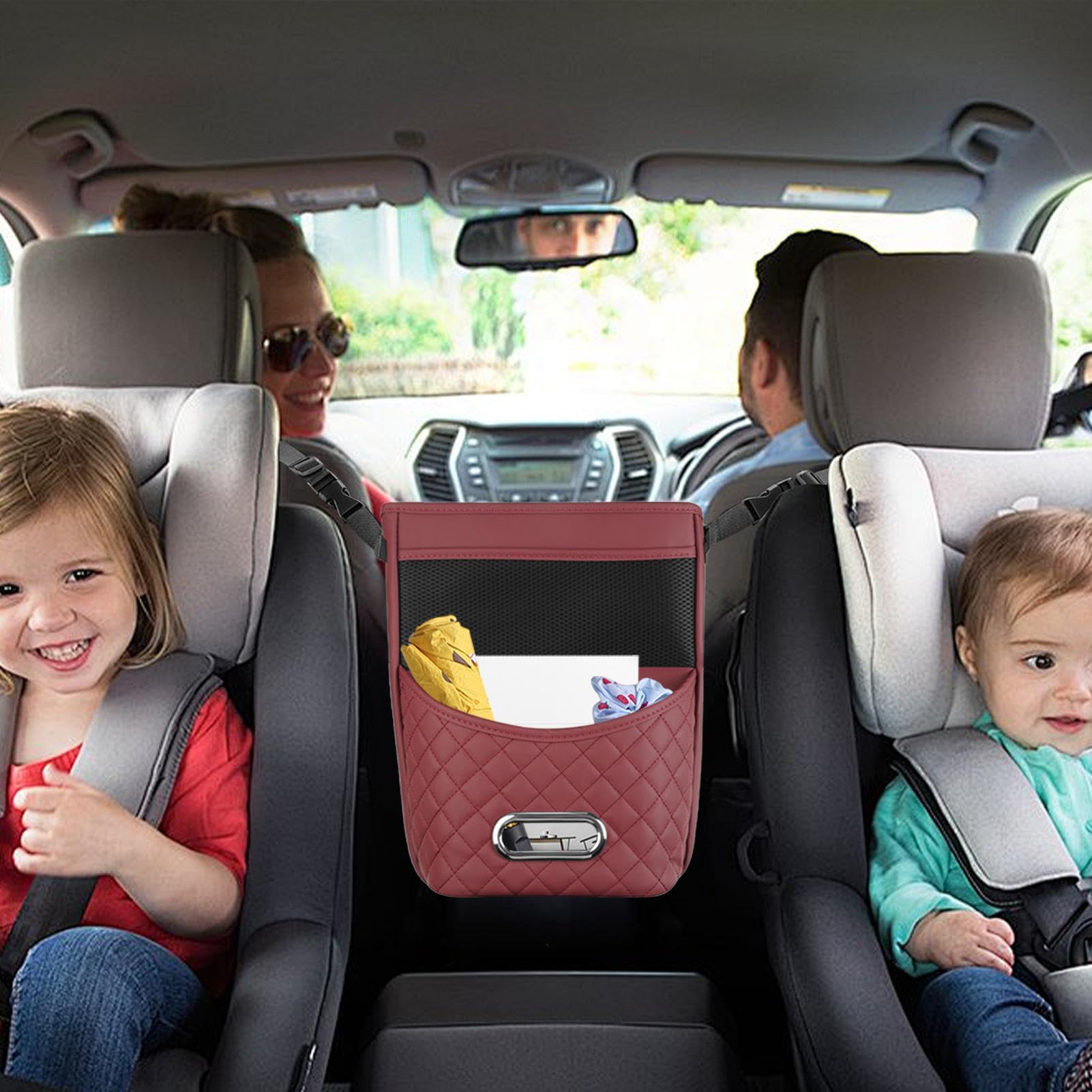 Organizer per auto tra i sedili, borsa per seggiolino auto Borsa | Portaborse per auto per organizer per sedile passeggero per camion, SUV