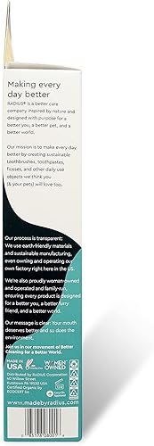 Miniatura 4 de RADIUS USDA Organic Dental Solutions - Kit de 2 unidades para cachorros, incluye 1 cepillo de dientes para perros y 1 pasta de dientes de 0.8 onzas,