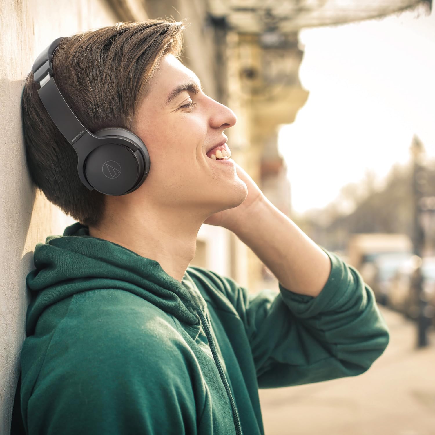 Audio-Technica S220BTBK Cuffie Senza Fili Nero