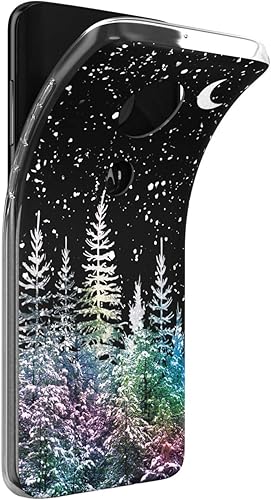 Vista 34 de Mertak Funda para teléfono compatible con Motorola Edge + Moto G9 G8 Plus G7 Play Power Z4 Flexible Aqua Sea Wave Surf Ligero Gaviotas Diseño