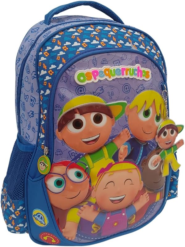 Mochila Costas Escolar Infantil os Pequerruchos Cor:Azul;tamanho:M;Genero:Masculino em oferta na Shopee Mochila Costas Escolar Infantil os Pequerruchos Cor:Azul;tamanho:M;Genero:Masculino em oferta na Shopee