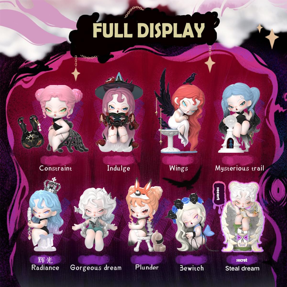 Aven Rabbit Nightmare Core Series Blind Box Collectible Figures