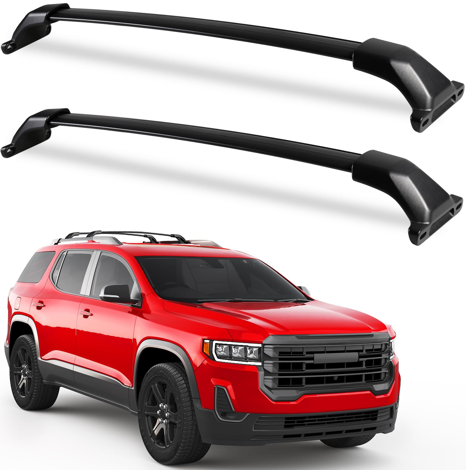 KINGGERI Heavy Duty 300lbs Cross Bars for GMC Acadia
