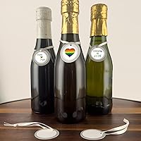 Vista 6 de Pegatinas de boda de arco iris gay o lesbiana para la parte inferior de besos de chocolate (juego de 108) (KW13)