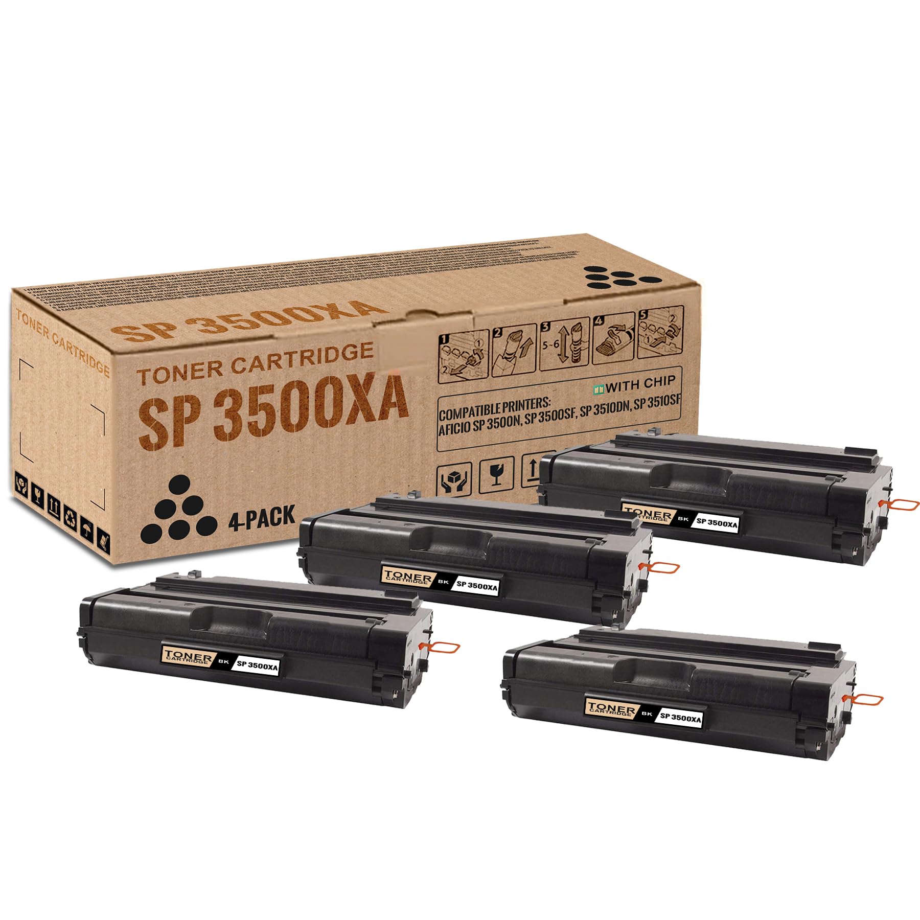 Ricoh 406989 Toner Cartridge (OEM) 6,400 Pages - QuikShip Toner Ricoh 406989 Toner Cartridge (OEM) 6,400 Pages - QuikShip Toner
