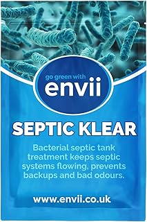 Envii Septic Klear - Produit Entretien Fosse Septique - Traitement Septique Simple et Rapide - Traitement de 12 Mois