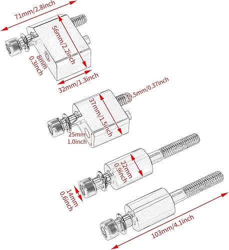 Miniatura 6 de HDBUBALUS Kit de extensión de suelo de conductor de 1-14 pulgadas para Harley Touring Electra Glides Road Glides Road Kings Street Glides 2009-2023