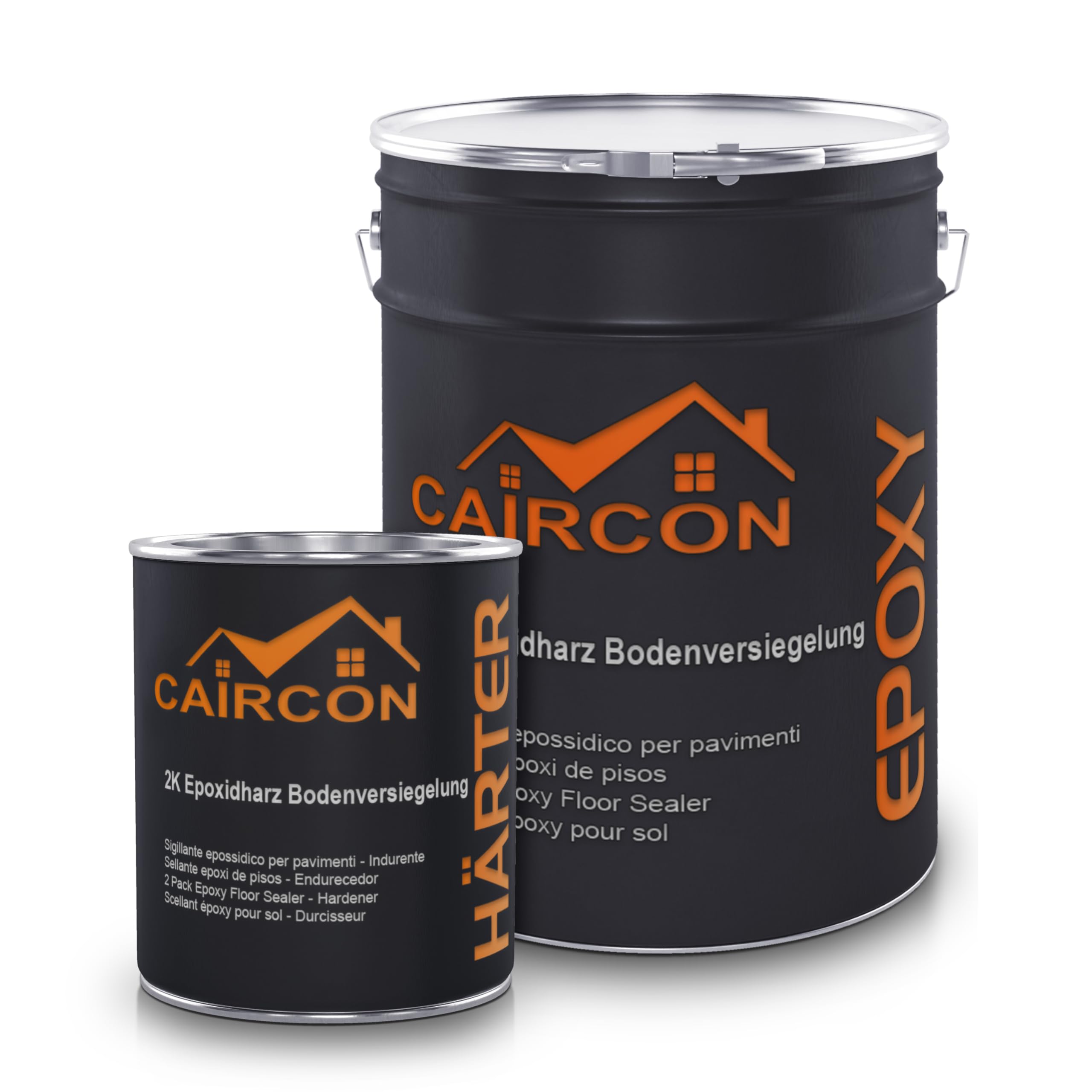 CAIRCON Durcisseur - vernis béton, résine époxy transparente pour sols - 1,5Kg
