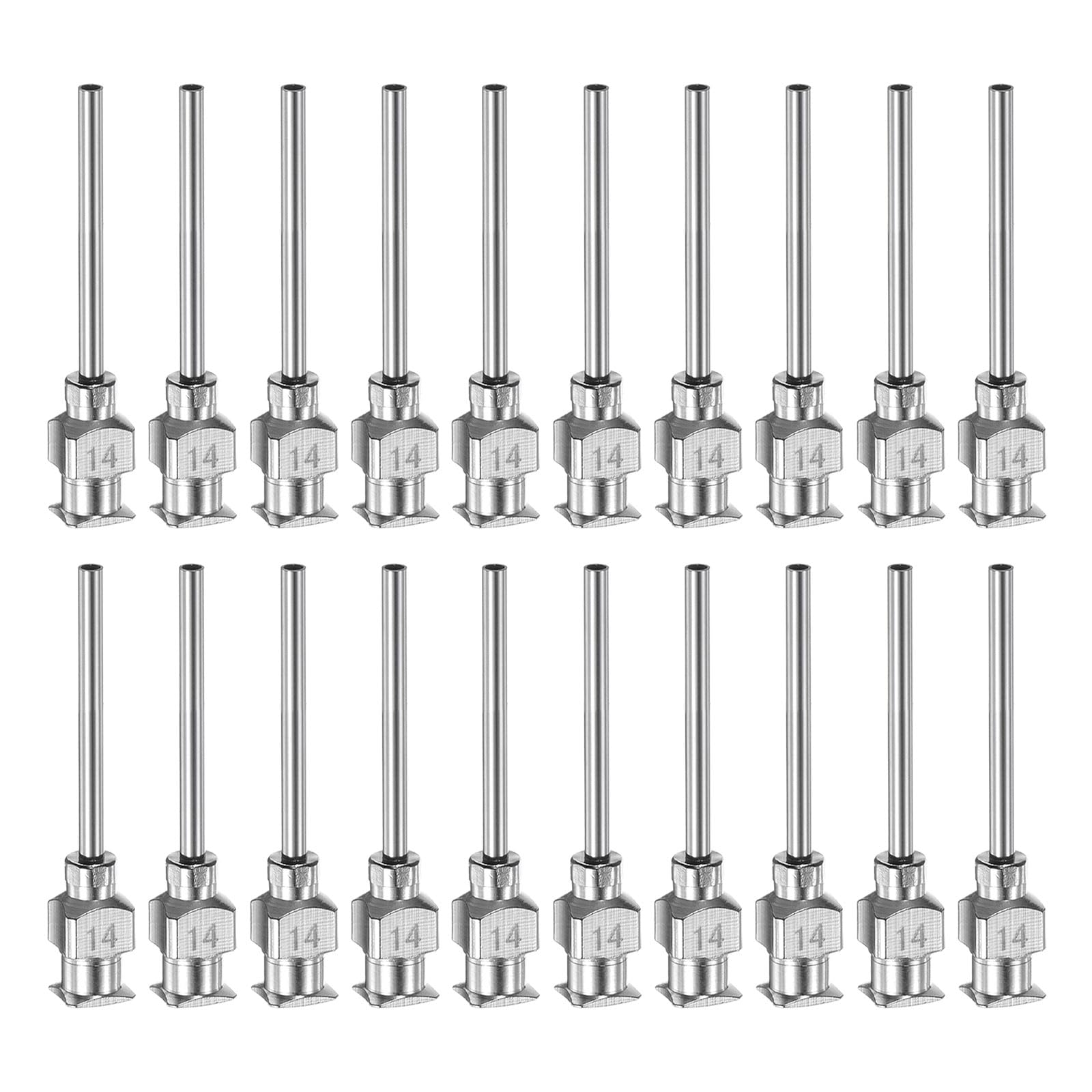 HARFINGTON 20pcs 18Gauge Stainless Steel Dispensing Needles, 1" All Metal Glue Needle Tube Blunt Tips Luer Lock for Thick Liquids, Ink, Glue, Lab Use — Amazon image 13