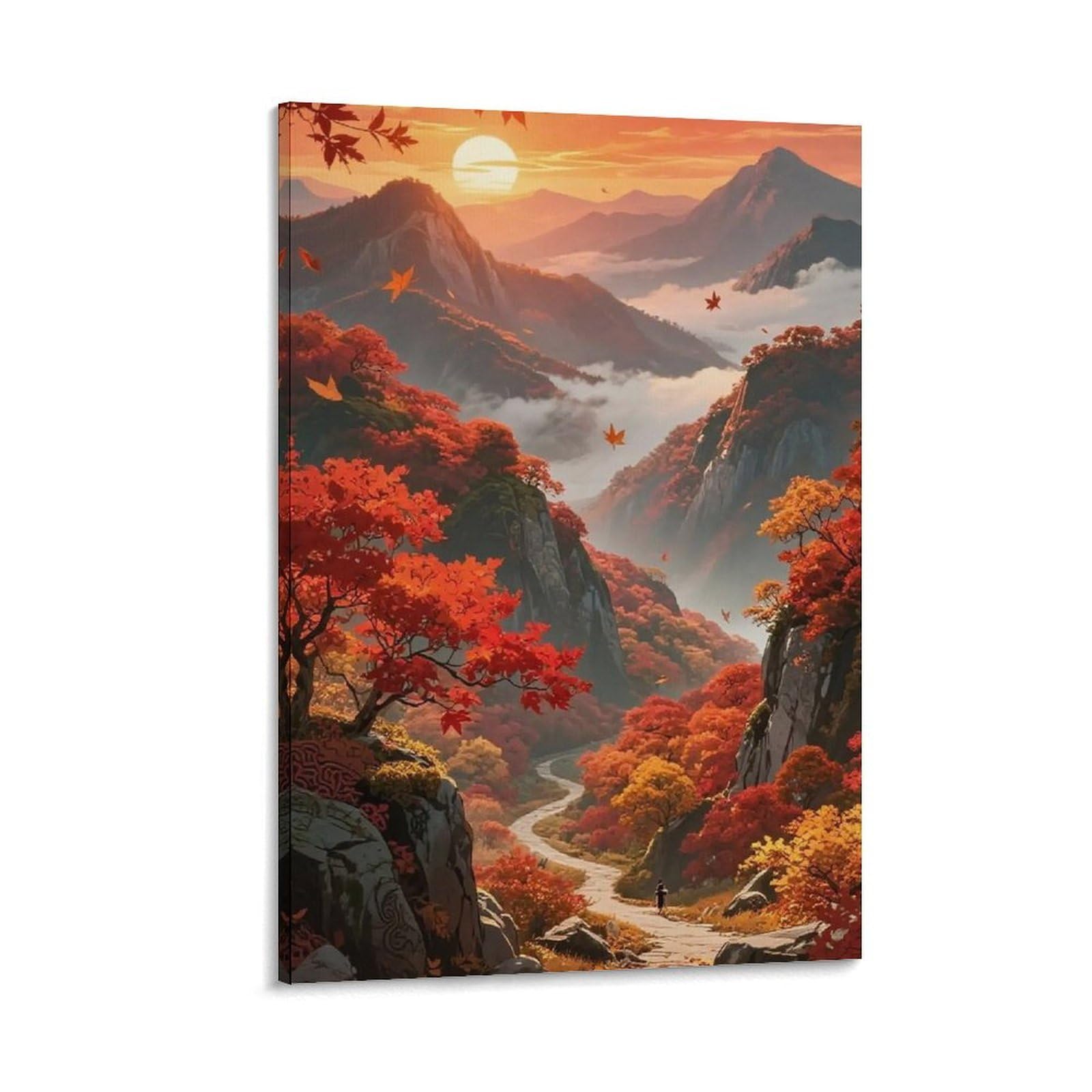 Housses de coussin paysage 40x60 faciles à laver fermeture invisible