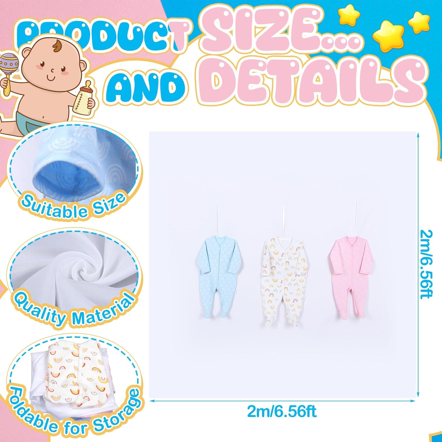 Baby Shower Game Feed Me Baby Funniest Game Ever for Gender Reveals Feed Blindfolded Shower Funny Activities Gender Reveals Party Supplies Boy or Girl Banner Backdrop Photo Prop(3 Group)