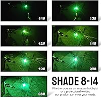 Vista 4 de Placa de lentes de filtro de vidrio endurecido para soldadura, 2 "x 4.25", sombra 13, 2