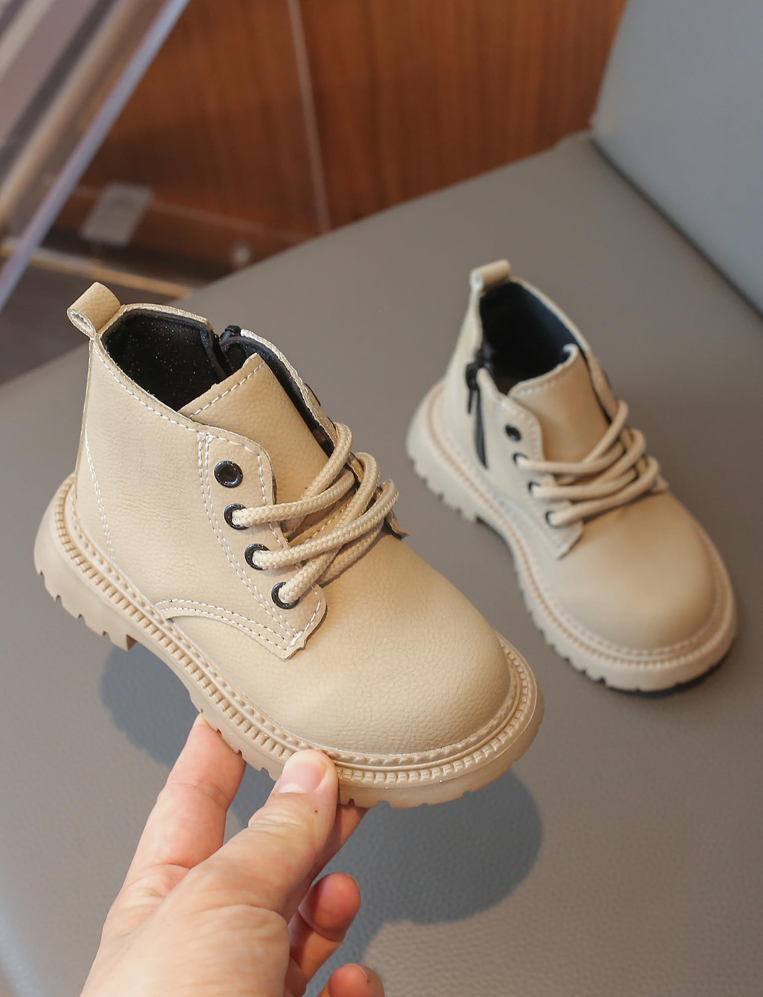 SEAUR Stivali da equitazione per bambini, ragazzi, impermeabili, alla moda, comodi e leggeri