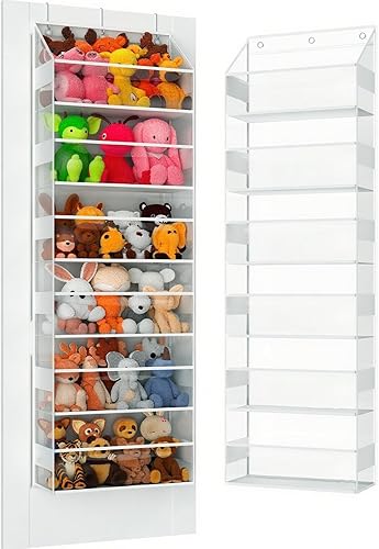 Organizador para Puerta - 6 Niveles de Almacenamiento para Animales de Peluche, Organizadores de Baño y Almacenamiento, Organizador Colgante