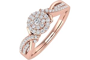 Exquisite 1/4 Carat Round Diamond Engagement Ring for Timeless Elegance